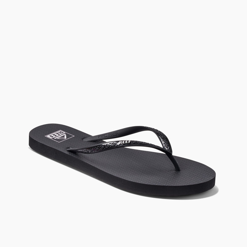 Klapki Damskie REEF Seaside, Black/White