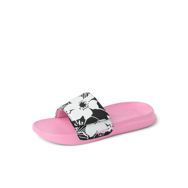 Klapki Dziewczęce Kids Salty Slide, Black/Pink