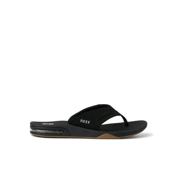 Klapki Męskie Fanning, Black/Silver