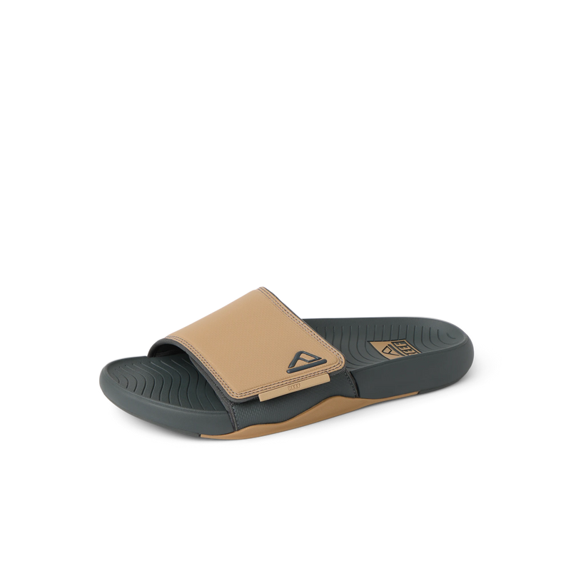 Klapki Męskie Phantom Slab, Black/Tan